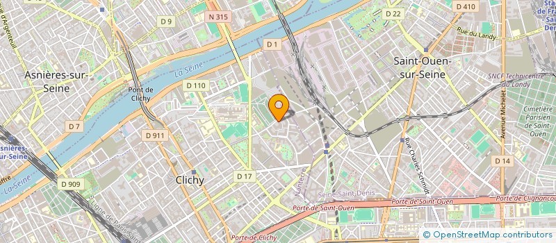 localisation de l'entreprise APPLICATIONS TERMINAUX POINTS DE VENTE à CLICHY