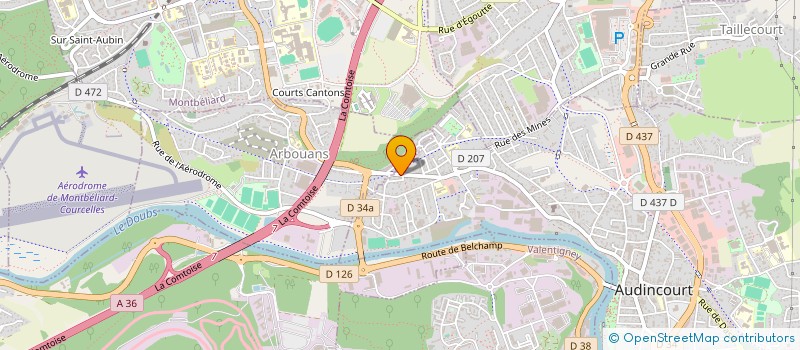 localisation de l'entreprise APPLICATIONS TRAVAUX  ARBOUANS