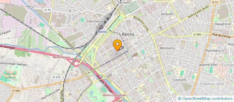 localisation de l'entreprise APPLICOM à REIMS