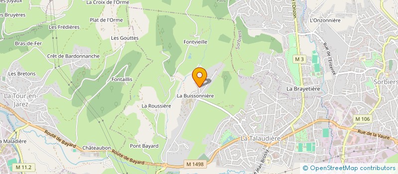 localisation de l'entreprise APPLIED BIOMEDICAL LINK ABL à LA TALAUDIERE