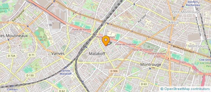 localisation de l'entreprise APPLIETANCHE MARKETING à MALAKOFF