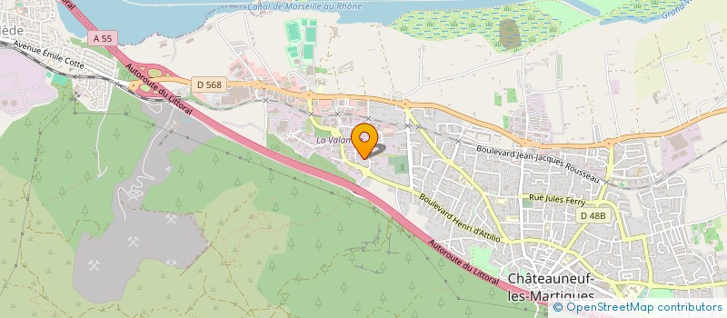 localisation de l'entreprise APPLIFORM à CHATEAUNEUF-LES-MARTIGUES