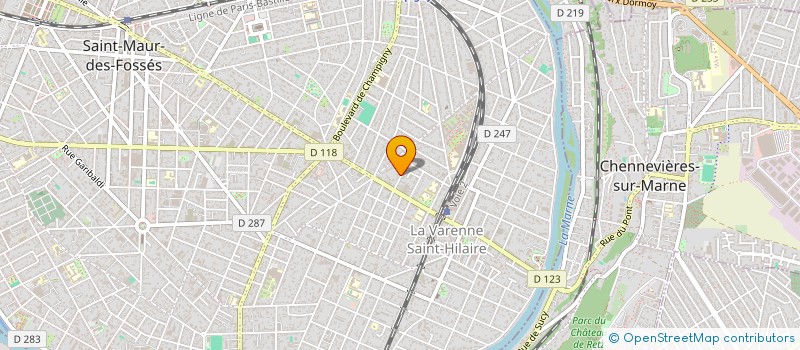 localisation de l'entreprise APPLIM à SAINT-MAUR-DES-FOSSES