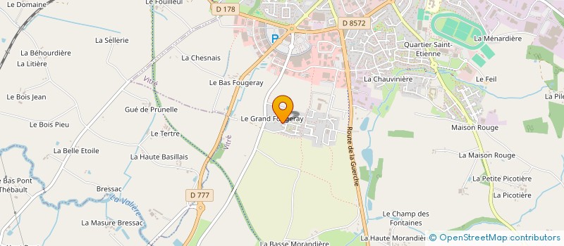 localisation de l'entreprise APPLIMMO  VITRE