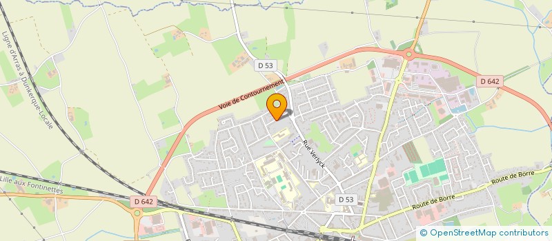 localisation de l'entreprise APPLIOPS  HAZEBROUCK