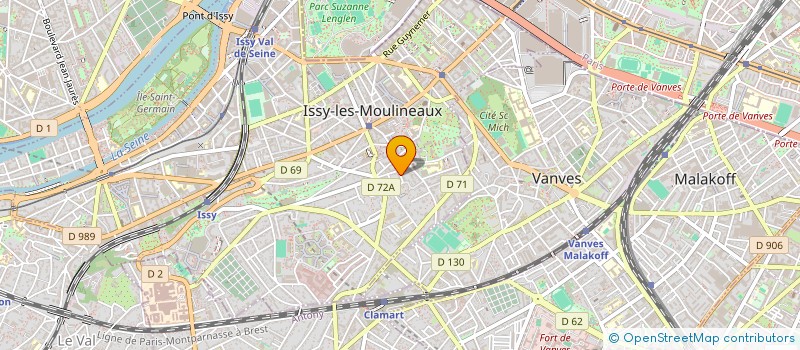 localisation de l'entreprise APPLIQ BREVETS ULTRA SONS à ISSY-LES-MOULINEAUX