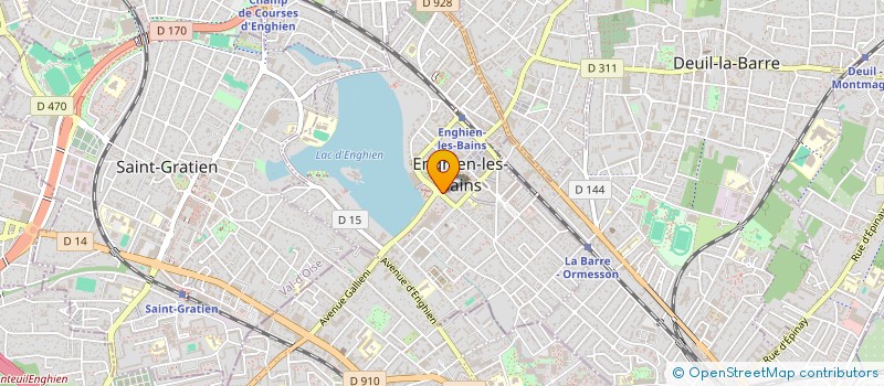 localisation de l'entreprise APPLIQUE ETANCHEITE  ENGHIEN-LES-BAINS