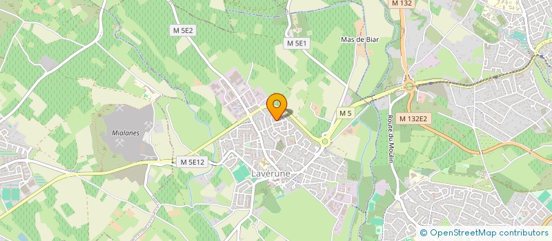 localisation de l'entreprise APPLIQUE POSE à LAVERUNE