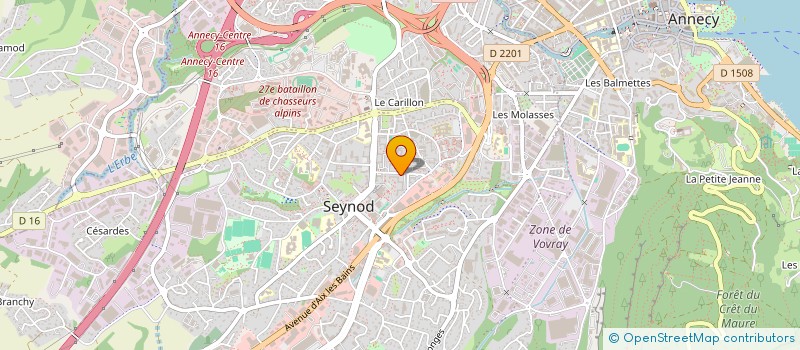 localisation de l'entreprise APPLISTUDIO à ANNECY