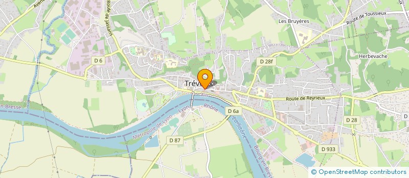 localisation de l'entreprise APPLITECH à TREVOUX