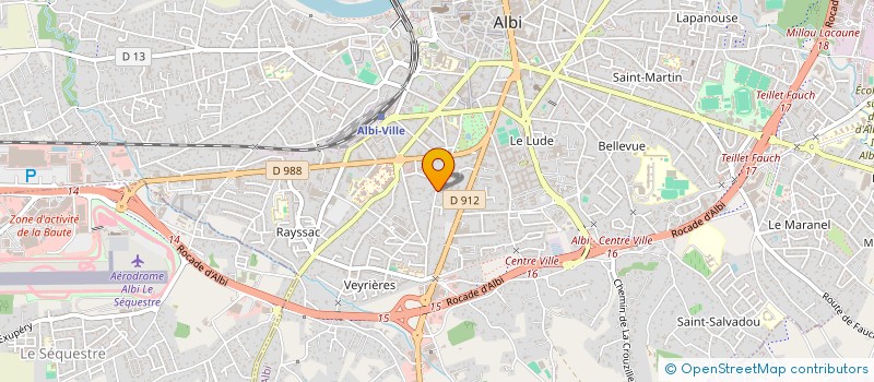 localisation de l'entreprise APPLITEK à ALBI