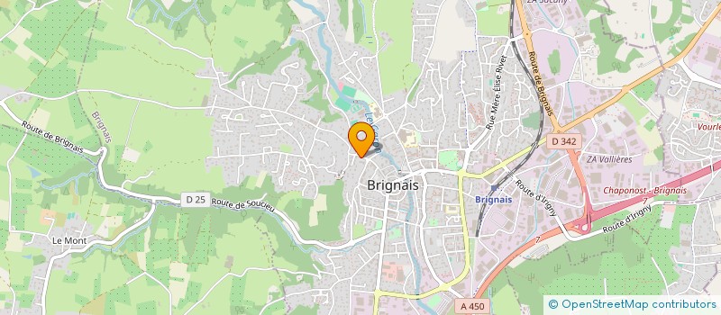 localisation de l'entreprise APPLY TECH à BRIGNAIS