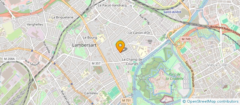 localisation de l'entreprise APPM à LAMBERSART