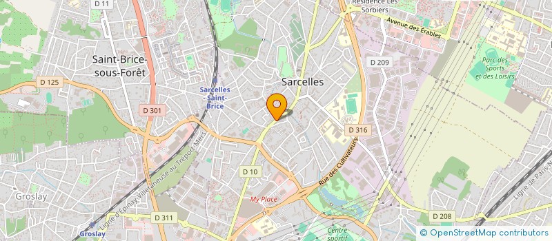 localisation de l'entreprise APPOCARBONAT à SARCELLES