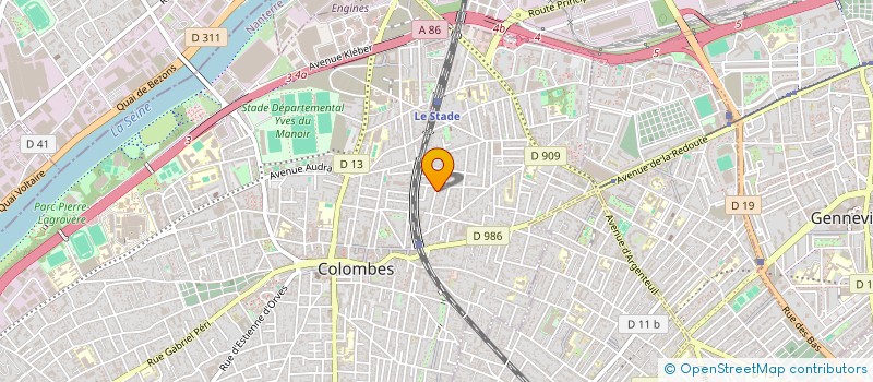 localisation de l'entreprise APPOGGIATURE à COLOMBES