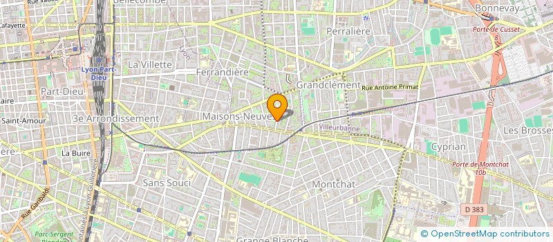 localisation de l'entreprise APPOHR  VILLEURBANNE