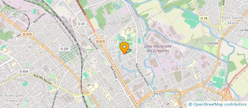 localisation de l'entreprise APPOLINE à TROYES