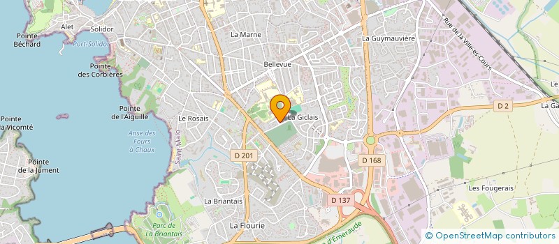 localisation de l'entreprise APPOLINE  SAINT-MALO