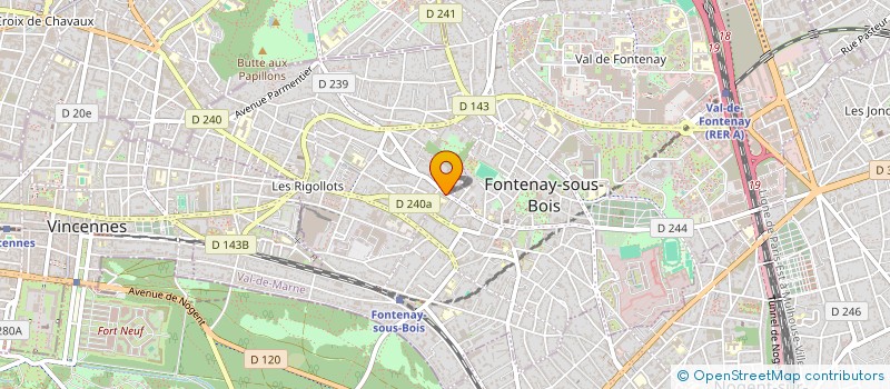 localisation de l'entreprise APPOLINE à FONTENAY-SOUS-BOIS