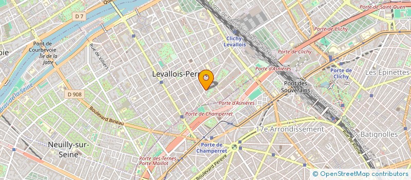 localisation de l'entreprise APPOLO 16 SARL à LEVALLOIS-PERRET