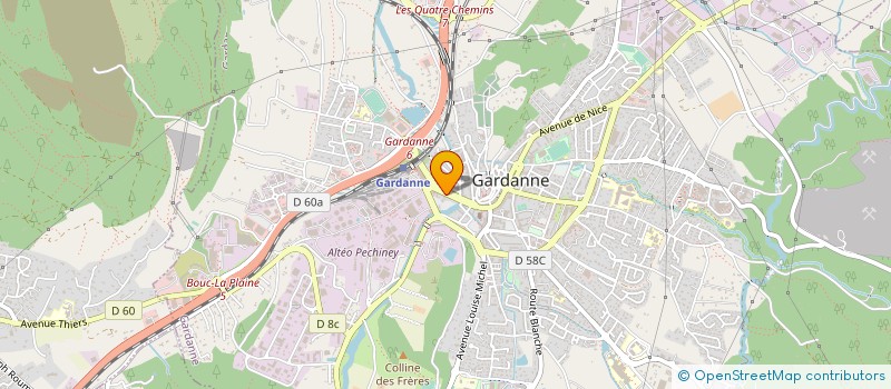 localisation de l'entreprise APPOLONIA FLEURS à GARDANNE