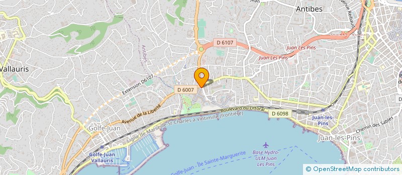 localisation de l'entreprise APPORT.TEMPS à ANTIBES