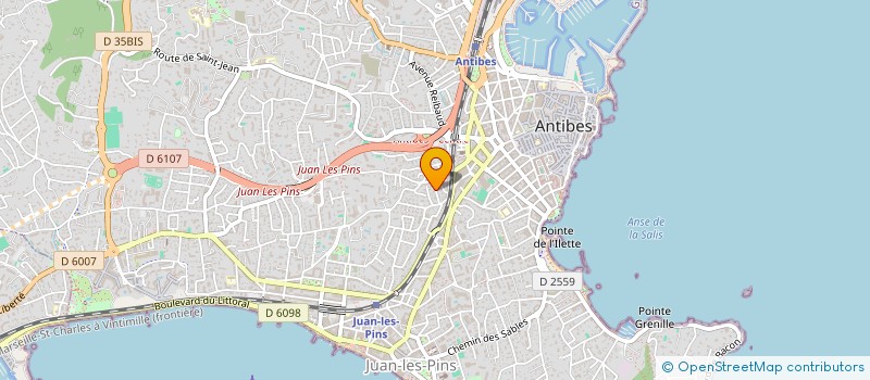 localisation de l'entreprise APPORT TEMPS BIO à ANTIBES