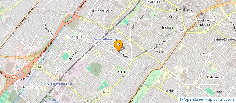 localisation de l'entreprise APPORTAFER  CROIX