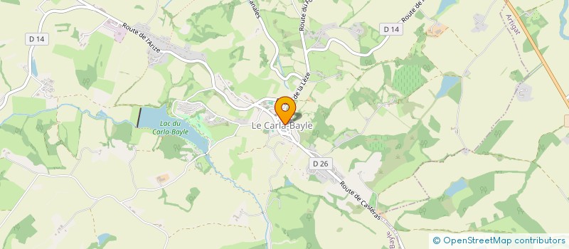 localisation de l'entreprise APPORTER DEMAIN à CARLA-BAYLE