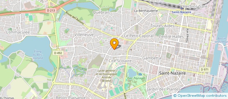 localisation de l'entreprise APPRENDRE à SAINT-NAZAIRE