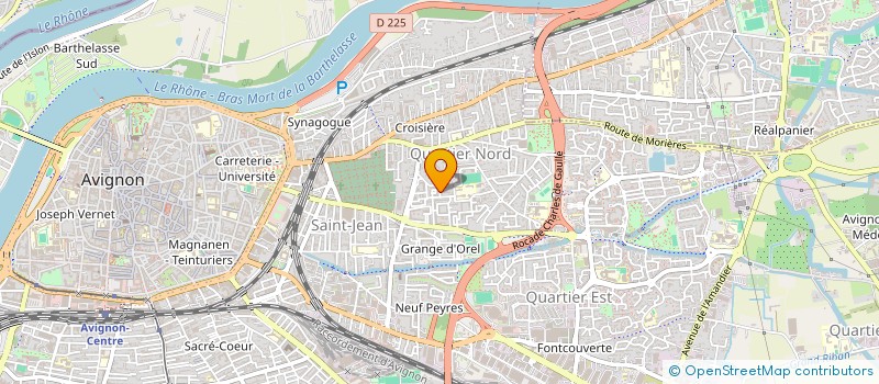 localisation de l'entreprise APPRENDRE A CHANTER à AVIGNON