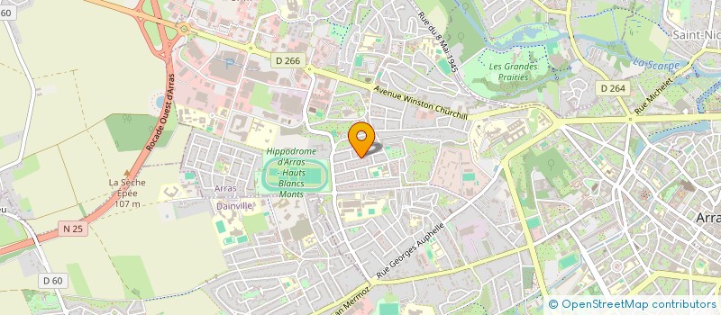 localisation de l'entreprise APPRENDRE AUTREMENT à ARRAS