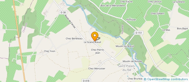 localisation de l'entreprise APPRENDRE AUTREMENT à SAINT-PALAIS-DU-NE