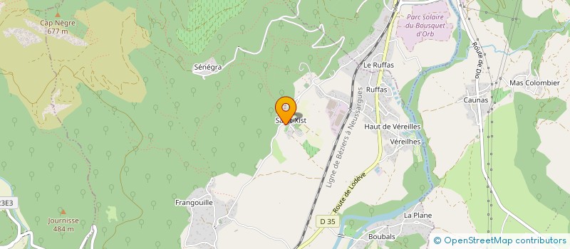 localisation de l'entreprise APPRENDRE AUTREMENT ENSEMBLE  LA TOUR-SUR-ORB