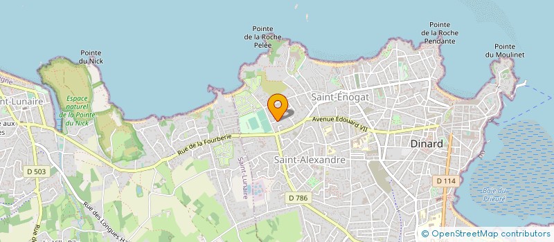 localisation de l'entreprise APPRENDRE DEHORS  DINARD