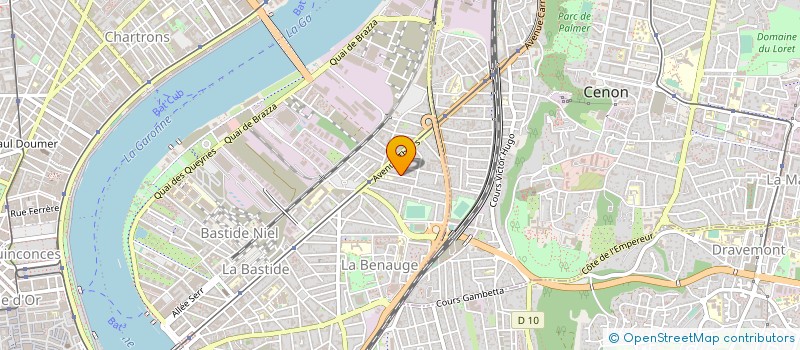 localisation de l'entreprise APPRENDRE ENCORE à BORDEAUX