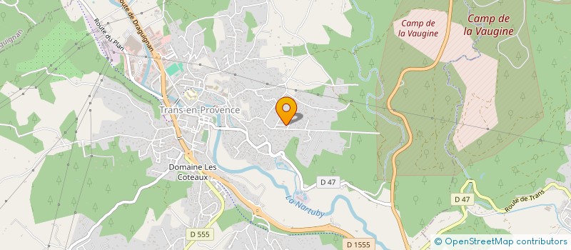 localisation de l'entreprise APPRENDRE ENSEMBLE à TRANS-EN-PROVENCE
