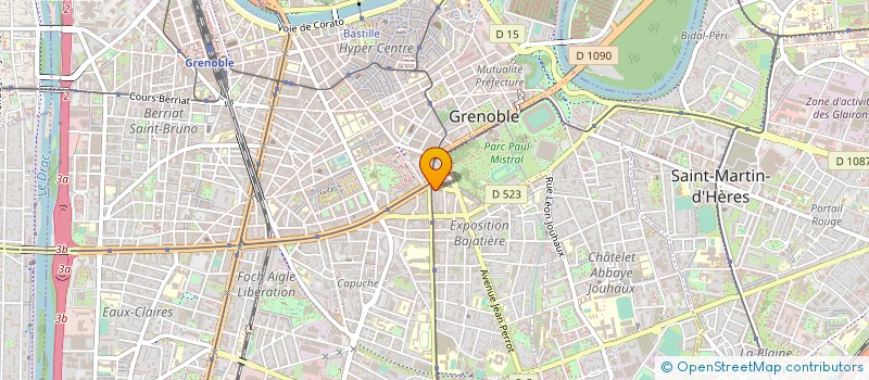 localisation de l'entreprise APPRENDRE ET COMPRENDRE A&C  GRENOBLE