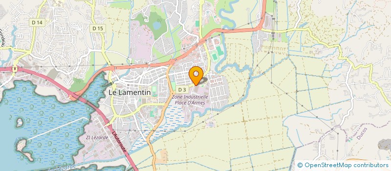 localisation de l'entreprise APPRENDRE ET REUSSIR INSERTION  LE LAMENTIN