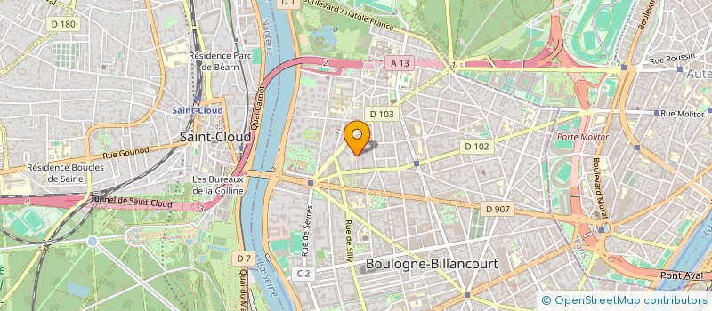 localisation de l'entreprise APPRENDRE FRANCAIS PRESSE NOTRE MONDE à BOULOGNE-BILLANCOURT