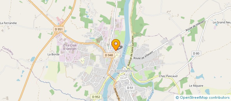 localisation de l'entreprise APPRENDRE PAR L'EXPERIENCE  CONFOLENS