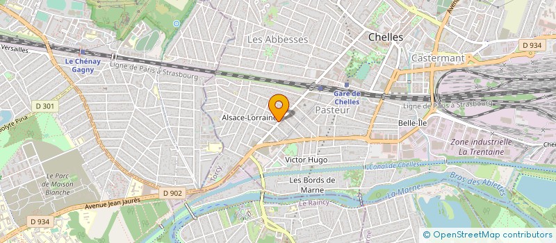 localisation de l'entreprise APPRENDRE PLUS à CHELLES