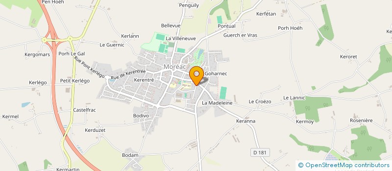 localisation de l'entreprise APPRENDRE PREPARER AUTONOMIE RESILIENCE SURVIE  56  MOREAC