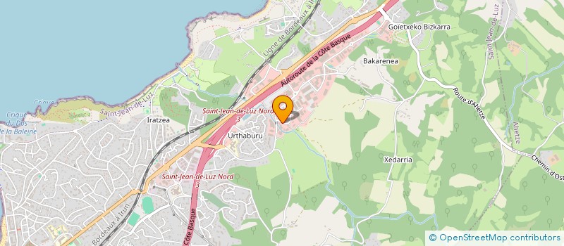 localisation de l'entreprise APPRENDRE VITE à SAINT-JEAN-DE-LUZ