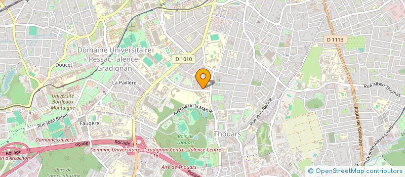 localisation de l'entreprise APPRENDRE VIVRE AUTREMENT  TALENCE