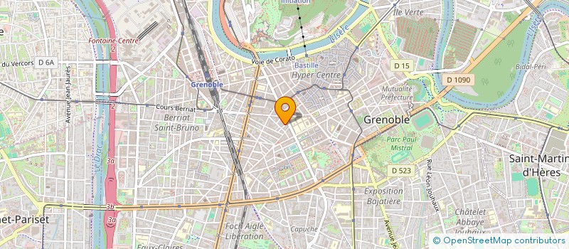 localisation de l'entreprise APPRENT AUTOMAT AUTONOMIE SYSTEME INFORM à GRENOBLE
