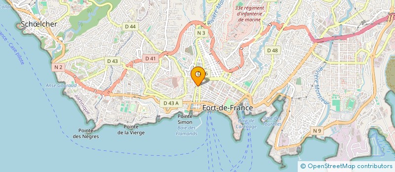 localisation de l'entreprise APPRENT DE LA COND VEHIC A MOTEUR à FORT-DE-FRANCE