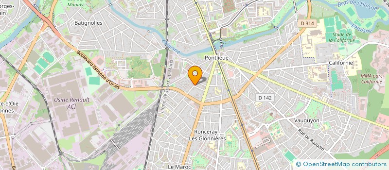 localisation de l'entreprise APPRENTI FORMATION ENDURANCE  LE MANS