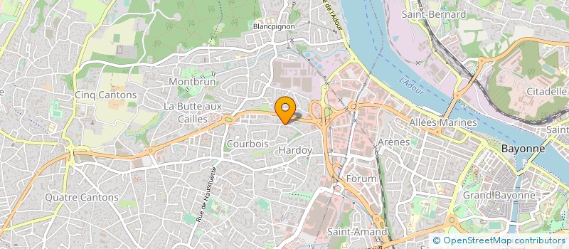 localisation de l'entreprise APPRENTIS & APPLICATION TECH DES EAUX à ANGLET