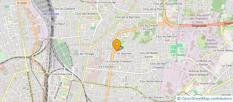 localisation de l'entreprise APPRENTIS SOLIDAIRES à ORLEANS